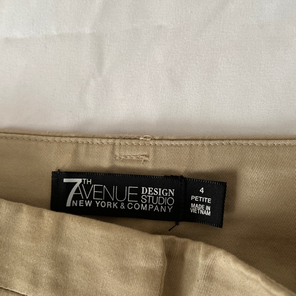 7th Avenue Tan Trousers